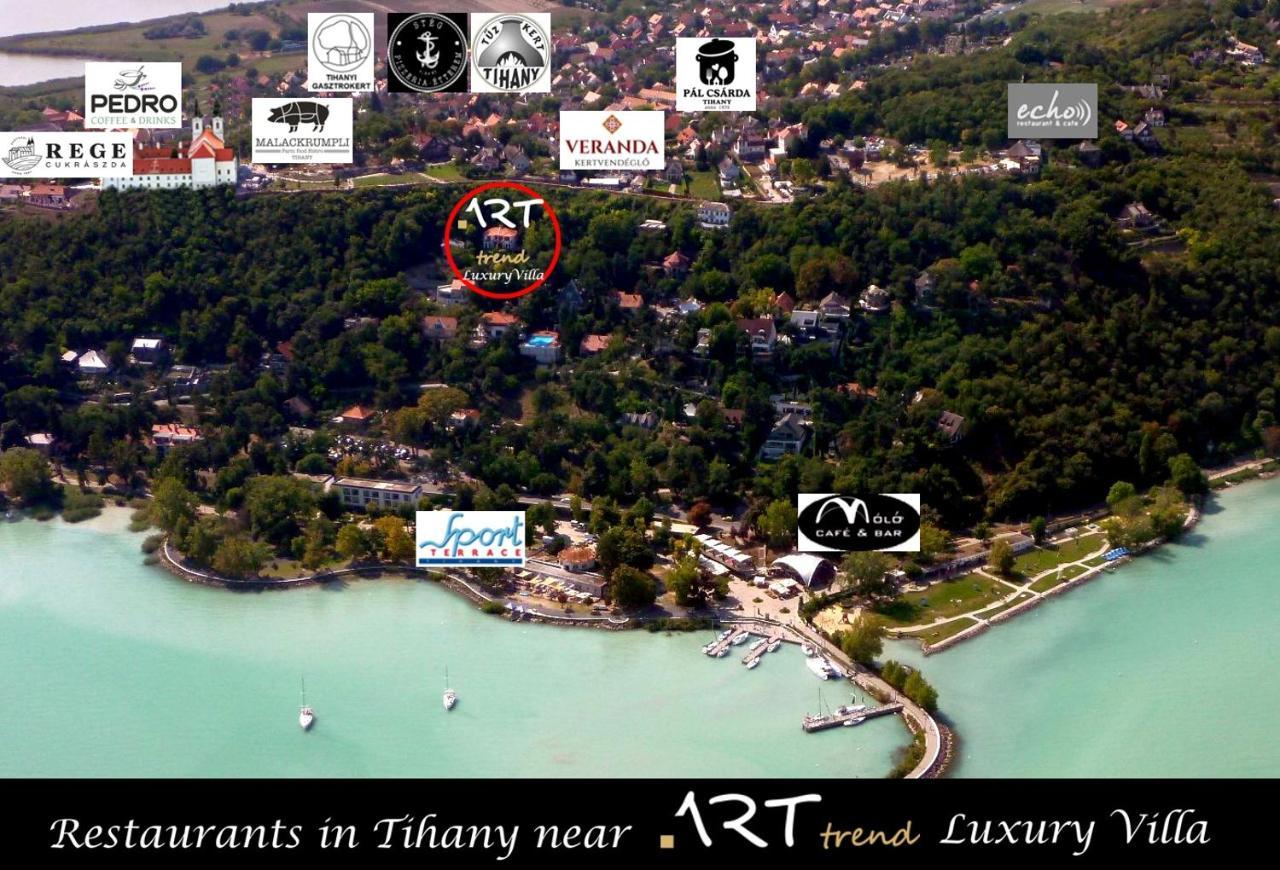 Arttrend Luxury Villa Tihany Exterior photo